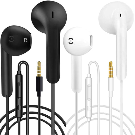 2 Pack Wired Headphones