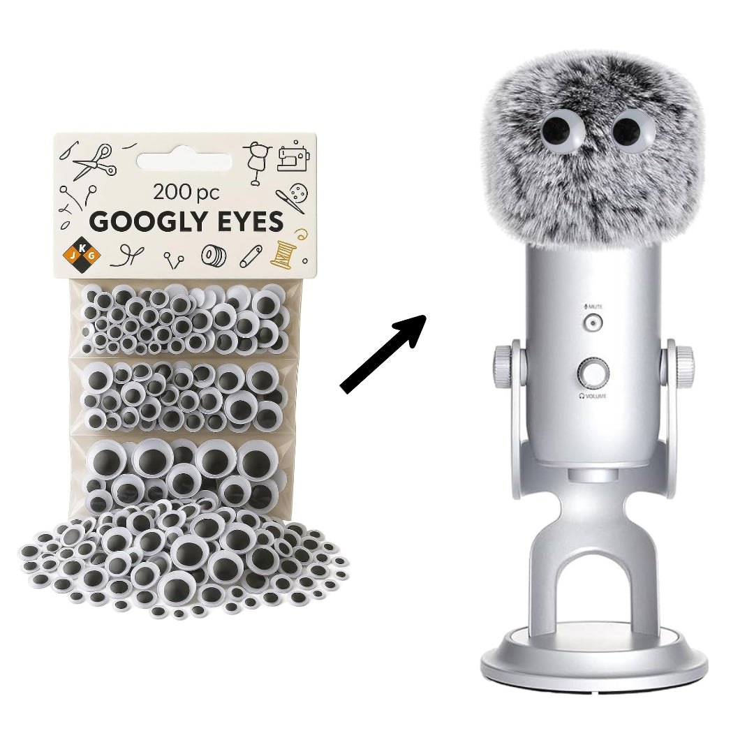 Stick-On Googly Eyes