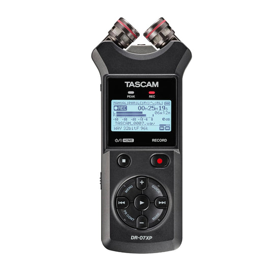 Tascam DR‑07XP Portable Audio Recorder